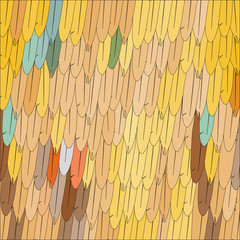 cartoon light brown feathers background