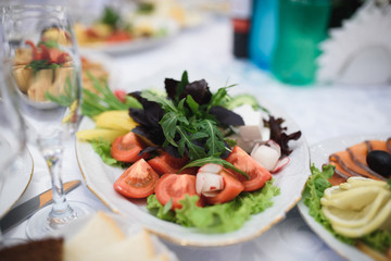 Fresh Vegetables on Plate