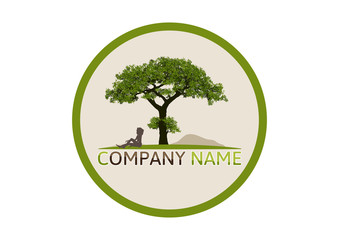 Obraz premium Abstract Tree Logo Design Vector. 