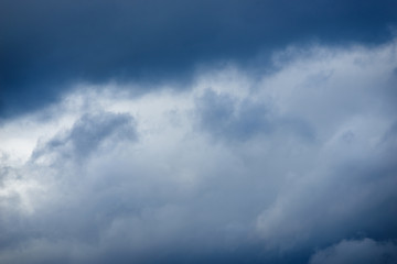 Naklejka na ściany i meble Cumulonimbus Clouds at lake constance in spring