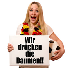 Wir drücken die Daumen!