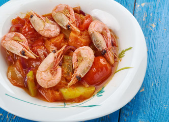 Shrimp Vegetable Tagine