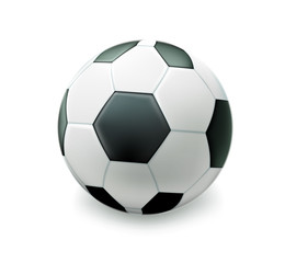 Vector realistic footbal soccer ball