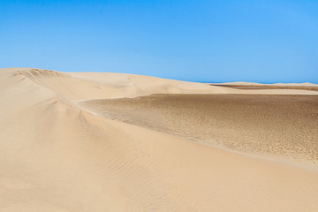 Fototapeta na wymiar Sand dune of desert