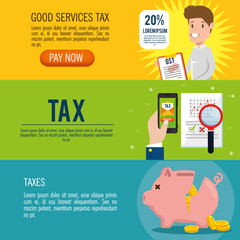 tax return time set icons