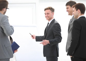 coach conducts training for managers