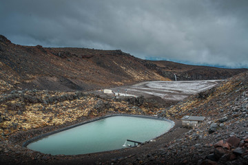 Neuseeland - Vulkanische Landschaft im Tongariro Nationalpark // New Zealand - Tongariro National parc and termal area