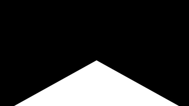 abstract motion graphics and animated background of black and white triangle and line motion