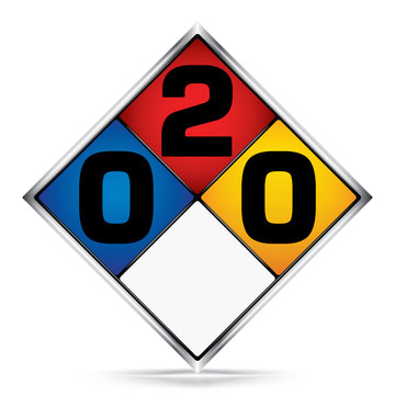 International  Diamond 0-2-0 Symbols,White,Blue,Red,Yellow Warning Dangerous icon on white background,Attracting attention Security First sign,Idea for,graphic,web design,Vector,illustration,EPS10