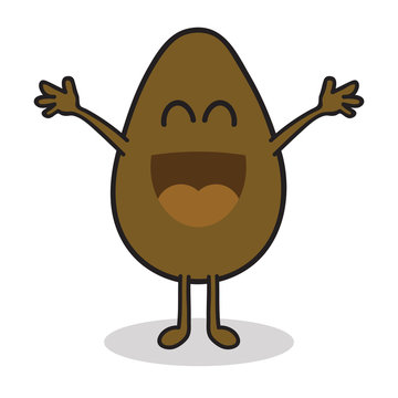 Cheerful Character Easter Egg