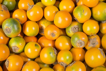 Lulo tropical fruit - Solanum quitoense