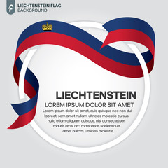 Liechtenstein flag background