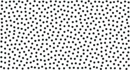 Black and white abstract dot pattern.