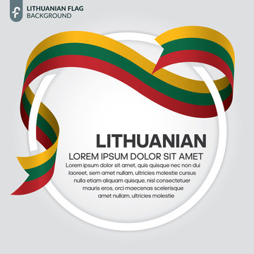 Lithuanian Flag Background