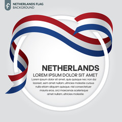 Netherlands flag background