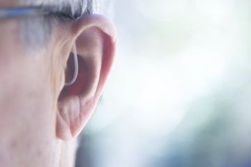 Hearing aid in ear