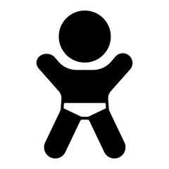 WC & Toiletten Icon - Baby