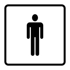 WC & Toiletten Icon - Männer