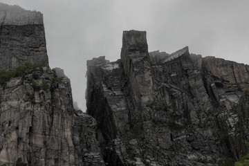 Preikestolen from below HDR