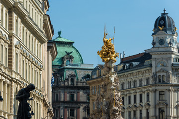 Fototapeta premium Impressionen aus Wien - Blick auf den Graben