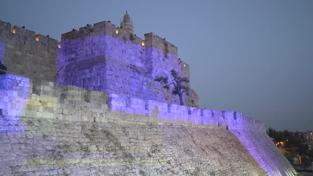 The Tower of David and the city walls