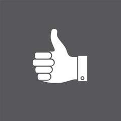 Thumbs up vector icon