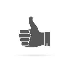 Thumbs up vector icon