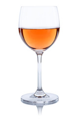 Wein Glas Weinglas Rose Rosewein freigestellt Freisteller