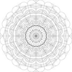 Mandala Lace Pattern, Oriental