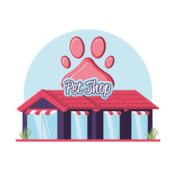 pet shop building facade