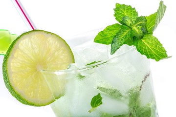 Mojito Cocktail on white background
