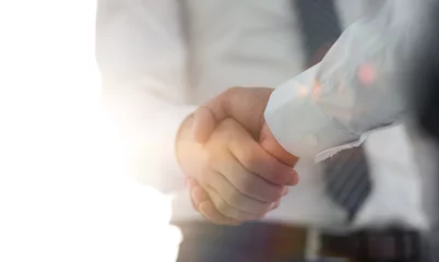 Foto op Plexiglas Business handshake and business people. Business concept. © ASDF