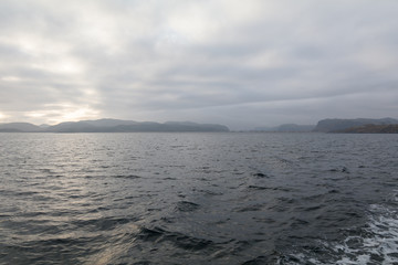 Barents Sea/ view of the coast of the Barents Sea, Teriberka, Murmansk region, Russia