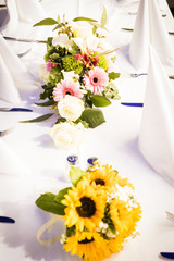 bridal bouquet the day of the wedding