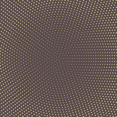 Geometric modern vector pattern. Fine ornament with dotted golden elements. Geometric abstract pattern