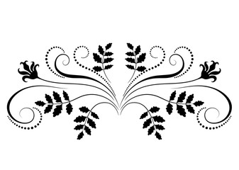Decorative floral ornament