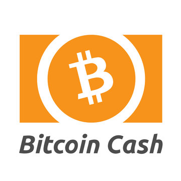 Bitcoin Cash Cryptocurrency Sign Isolated