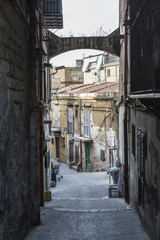 Fototapeta na wymiar Street in Palermo in Sicily, Italy