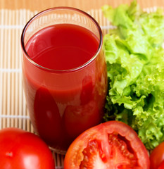 Tomato Juice Glass Indicates Thirsty Refreshments And Refreshment