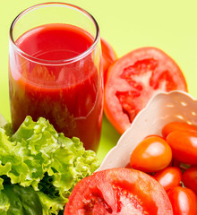 Juicy Tomato Juice Indicates Refreshment Thirsty And Refreshments