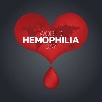 World Hemophilia Day Logo Icon Design, Vector Illustration