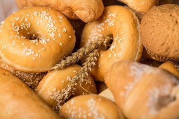 Assorted products breads
