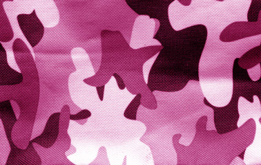 Military uniform pattern in pink tone. © pavelalexeev