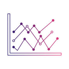 statistics graphic isolated icon vector illustration design
