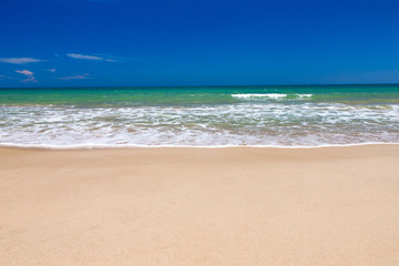 Beach and beautiful tropical sea.