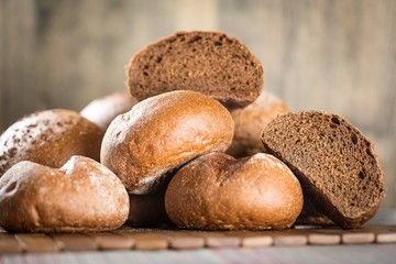 Assorted products breads