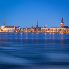Fototapeta na wymiar Cityscape of Riga, Latvia
