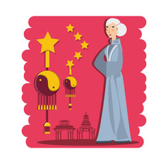 chinese culture geisha culture character