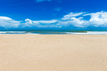 Beach and beautiful tropical sea.