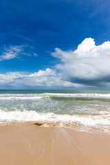 Beach and beautiful tropical sea.